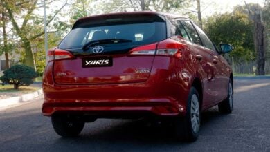 MDP Toyota Yaris XS CVT trasera Toyota Yaris se Renovó: Precios y Características en Argentina para Septiembre