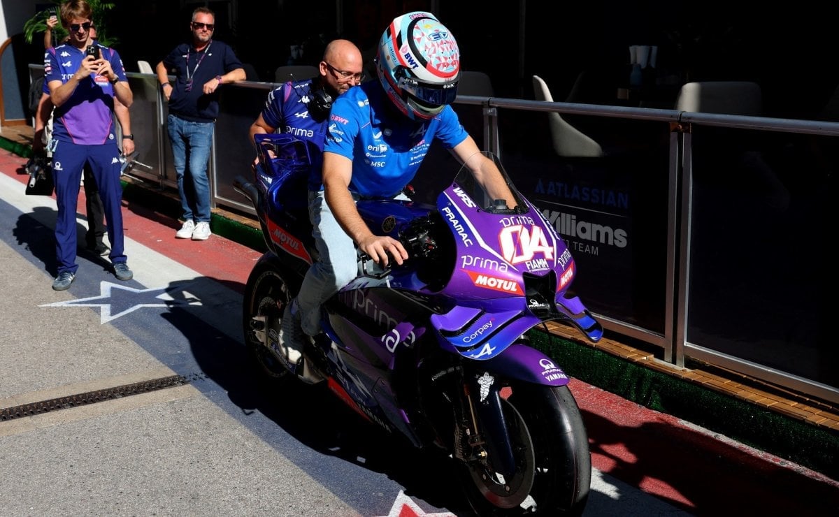 MDP colapinto yamaha motogp1 Franco Colapinto: El piloto argentino que une MotoGP y Fórmula 1 con su llegada al GP de Estados Unidos