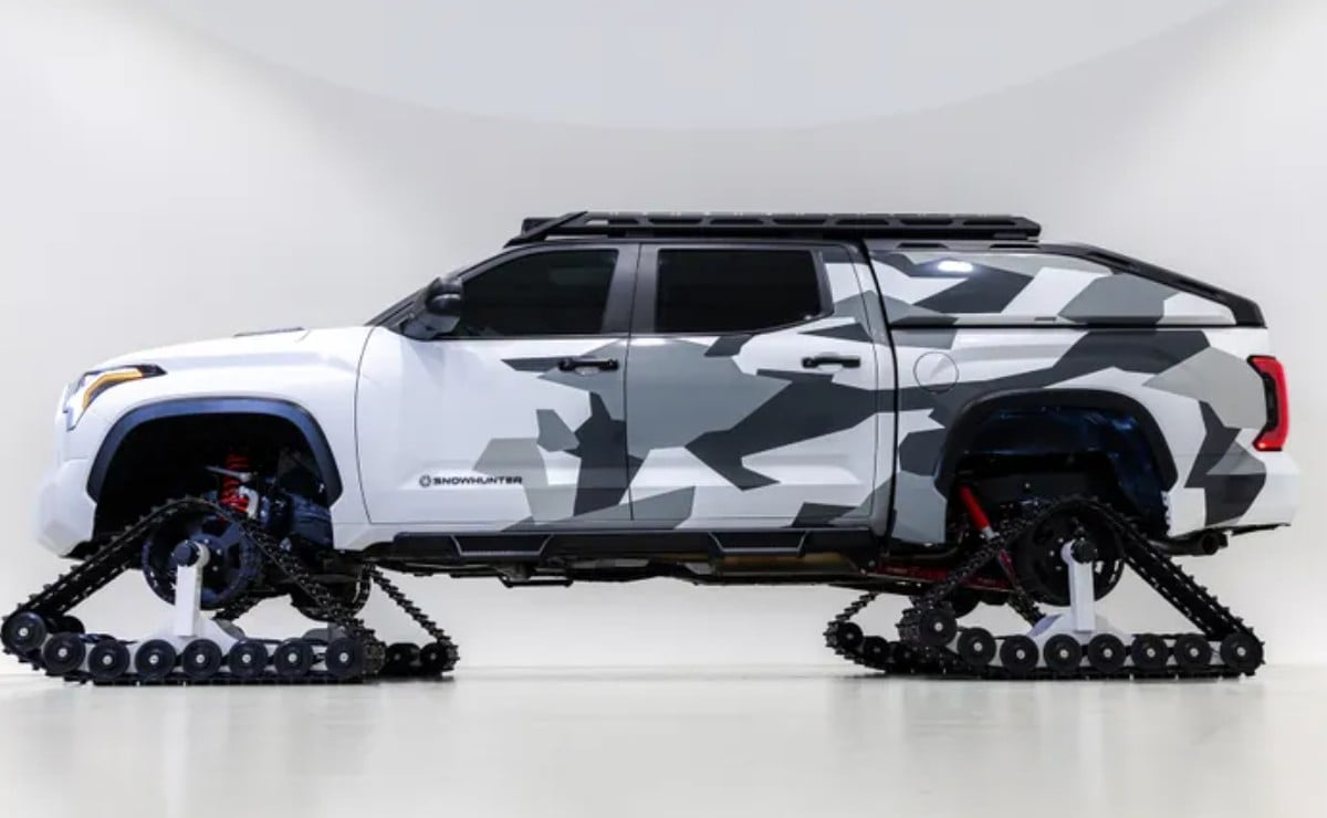 ¿Pueden las orugas cambiar el panorama de los vehículos todo terreno? MDP toyota snowhunter cinco 4x4 con orugas d ¿Pueden las orugas cambiar el panorama de los vehículos todo terreno?